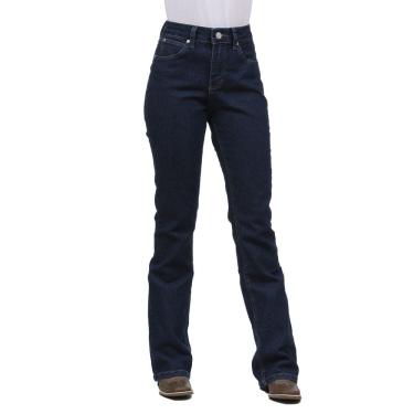 Imagem de Calça Jeans Feminina Boot Cut Azul Escuro Wrangler 32298