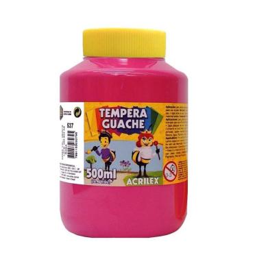 Imagem de Tinta guache Rosa 500ml 537 Acrilex