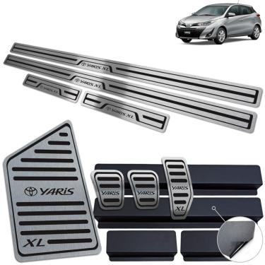 Imagem de Pedaleira Manual Soleira Descanso Preto Yaris XL 2019-2022