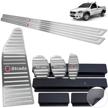 Imagem de Descanso Pedaleira Soleira Prata Fiat Strada 2009 A 2020
