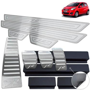 Imagem de Descanso Pedaleira Manual Soleira Prata Jac J2 2012 A 2016