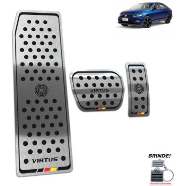 Imagem de Descanso + Pedaleira Automático Preto Virtus Wolfsburg Ed