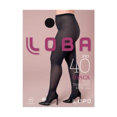 Imagem de Meia-Calça Fio 40 Opaca Plus Size Loba 5837-001 - Lupo, Pó de arroz, P