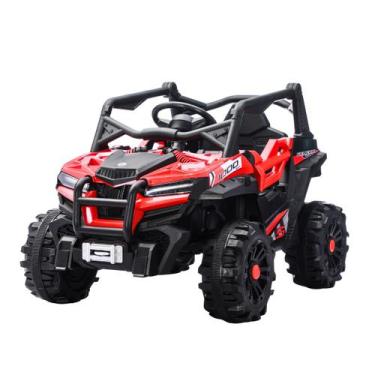 Imagem de Quadriciclo Infantil Mini Carro Elétrico 1000 ATV Maxi Toys, Vermelho