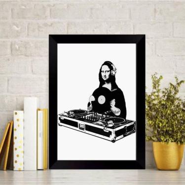 Imagem de Quadro Decorativo Monalisa Dj 34x23Cm