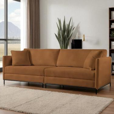 Imagem de Sofá Fixo Ravi 4 Lugares Luxo 2,70m Castellar Móbile