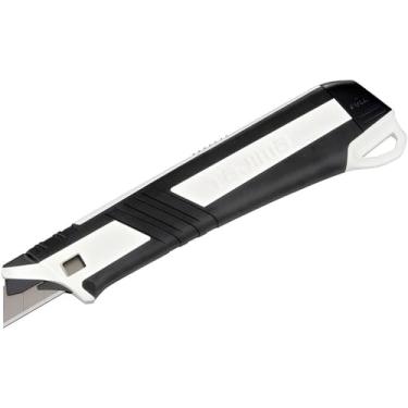 Imagem de Tajima Faca DC540N Premium Cutter Series com trava de polegar com lâmina, 1,9 cm de largura, branco/preto