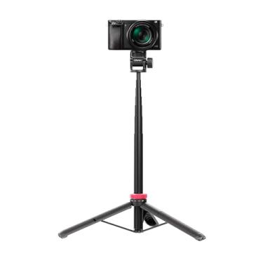 Imagem de Tripé De Selfie MT-71 Extensível 150cm (59 Pol.) Para Câmera E Celular - Suporte Profissional Portátil Para Vlogging, Lives E Gravações De Vídeo Com Estabilidade