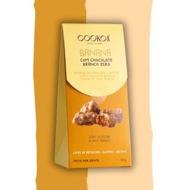 Imagem de Banana com Chocolate Branco Crocante Zero Açúcar