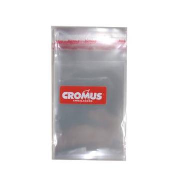 Imagem de Saco Plastico Adesivado 6,5x9 Transparente 100 Unidades - Cromus