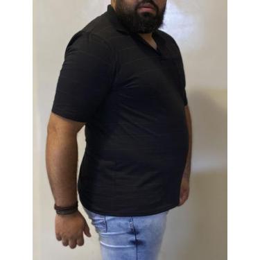 Imagem de Camiseta Polo Plus Size Preto - REF:105.371VPSP - Pthirillo, G2