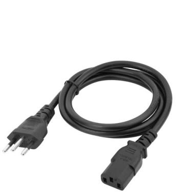 Imagem de Cabo de Força Bivolt Energia Fonte ATX Monitor PC Padrão BR - Exbom