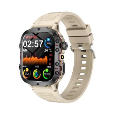 Imagem de Relógio Inteligente Masculino IP68 À Prova D'Água Com Chamada Bluetoot