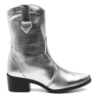 Imagem de Bota Feminina Texana Estilosa Cano Curto Confortável Moda Country Quen