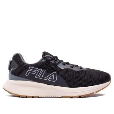Imagem de Tênis Masculino Fila Ride Preto/bege, Preto, Bege, 40