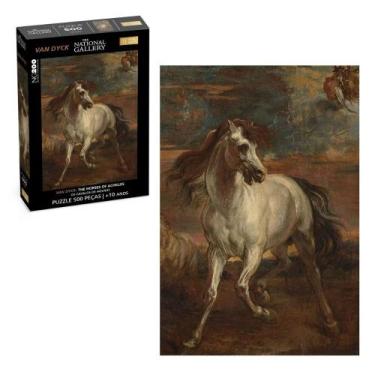 Imagem de Quebra Cabeça 500 peças Van Dck Os Cavalos de Aquiles Mimo Toys