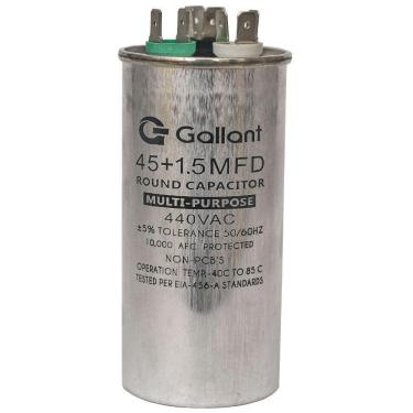 Imagem de Capacitor CBB65 GALLANT 45+1 5MF +-5% 440 VAC