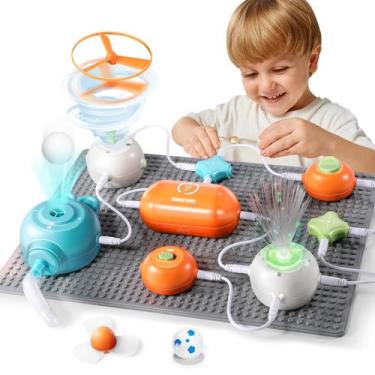 Imagem de Kit científico RISUNTOY Circuits para crianças de 3 a 12 anos com 25 p