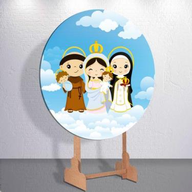 Imagem de Capas p/ Painel Nossa Senhora Religiosa Deus Redondo Grande ou Mini Es