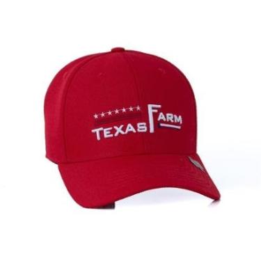 Imagem de Bone Texas Farm - Tf374 - Vermelho Único-Unissex