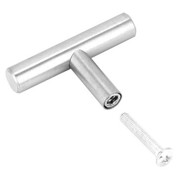 Imagem de GLOGLOW Puxadores de Aço Inoxidável, Puxadores de Armário Elegantes, de Barra Em T Fortes e Elegantes para Gavetas e Armários de Cozinha (50MM)