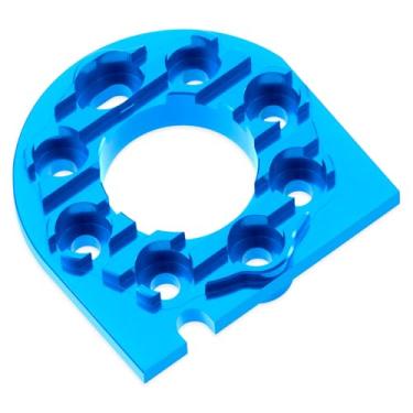 Imagem de MORFUM RC Aluminum Alloy Adjustable Motor Mount Plate Heat Sink Compatible with Tamiya TT01 TT01D TT01E 1/10 RC On Road Touring Car Motor Mount Chassis Upgrade Replacement Parts (Blue)