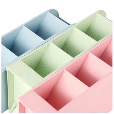 Imagem de Organizador para Escritório Porta Canetas e Lápis Multiuso com Divisórias(3,BRANCO(Off White))