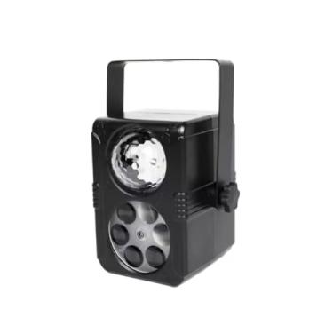 Imagem de Luz Laser de Palco Som Ativado – LED Estroboscópica Rotativa com Controle Remoto USB, Efeitos de Cores para Festa, DJ, Casamento e Discoteca