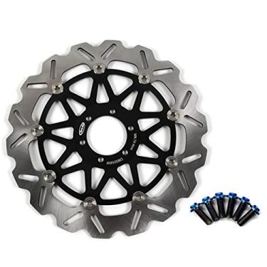 Imagem de Arashi Rotor de disco de freio dianteiro com parafusos de montagem para Yamaha TDR125 89-01, TZR125 89-92, FZX250 ZEAL, TZR250 89-92, SRX400 91, SZR660 95-01, acessórios de substituição de motocicleta