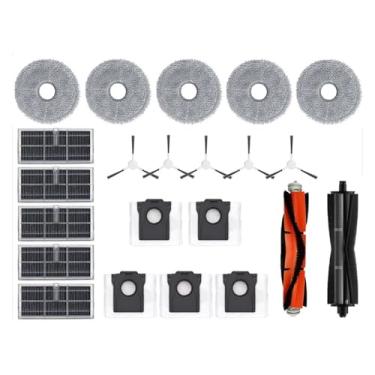 Imagem de Accessories Compatible With Dreame Master One/Master Pro Roller Side Brush Hepa Filter Mop Cloths Rag Dust Bag Robot Vacuums Spare Part(22PCS)