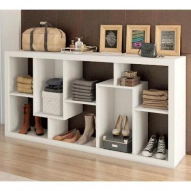 Imagem de Estante Aparador Uso Horizontal Ou Vertical E1712 Branco - TECNO MOBIL