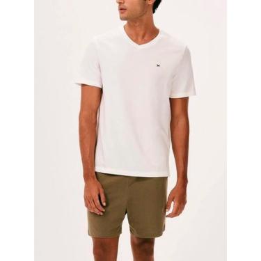 Imagem de Pijama Curto Hering 7613 Masculino Gola V Algodão T. P/XXG, XG, 11a, O