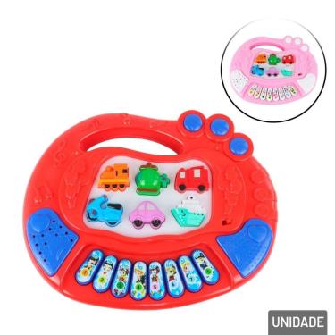 Imagem de Teclado Musical Infantil Divertido Mini Maestro - Tudo em Caixa