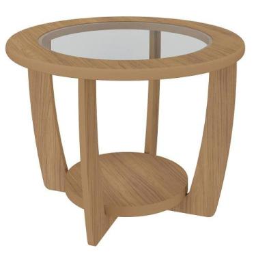 Imagem de Mesa De Centro Mdf 60 Cm Sala De Estar 4575 Arly Carvalho - MILANI MOV