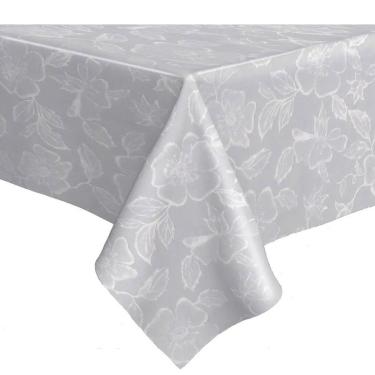 Imagem de Toalha De Mesa Térmica Pvc Impermeável Branca S 4,00 X 1,40