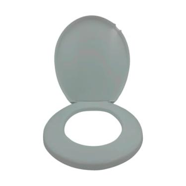 Imagem de Assento Sanitário Injetado Vision Tampa Oval Redondo (CINZA ESCURO (INJETADO))