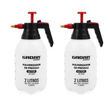 Imagem de Pulverizador de Alta Pressão 2L, Borrifador Manual: Limpeza Geral, Jardim, Carro e Uso Doméstico - 2 Unidades
