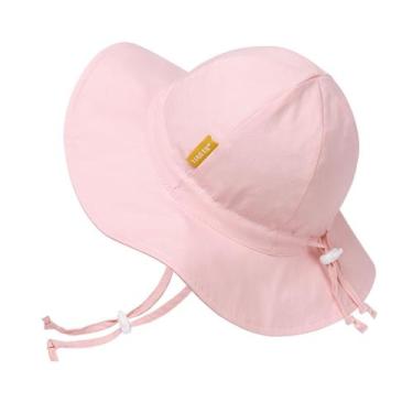 Imagem de Chapéu de sol DANMY Baby Girl UPF 50+ ajustável de 2 a 4 anos rosa