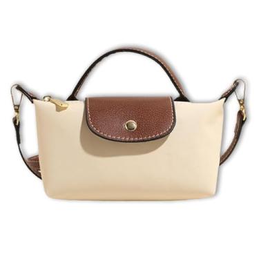 Imagem de Bolsas transversais modernas para mulheres, bolsas transversais acolchoadas para mulheres, bolsa quadrada de cor sólida com alça ajustável, Cor 10, Compact