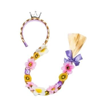 Imagem de Vestido de Princesa Rapunzel para Crianças - Fantasia de Cosplay Enrol