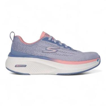 Imagem de Tênis Skechers Go Run Elevate 2 Ref 129000BR Feminino, 38, Azul, Rosa