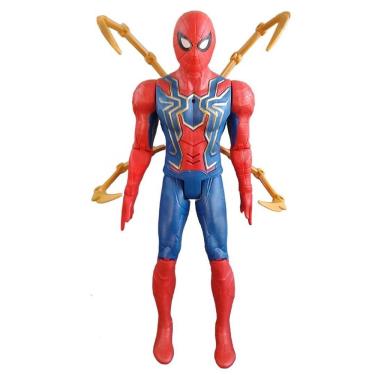 Imagem de Boneco Action Marvel Figure Vingadores Ultimato Homem Aranha Traje Aranha De Ferro 29cm