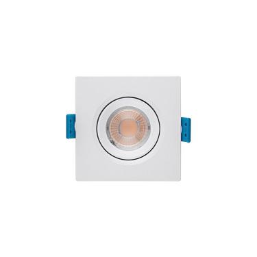 Imagem de Spot De Led De Embutir Stella Easy Quadrado 3w Bivolt Branco 3000k Luz Amarela