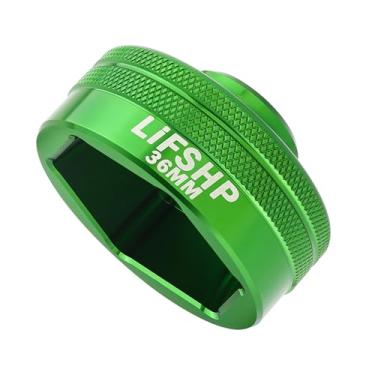 Imagem de LIFSHP Soquete de filtro de óleo de 36 mm, ferramenta de remoção de filtro de óleo Ford F250, BMW, Mini, Volvo, VW, Porsche, veículos, acessórios para carros - verde