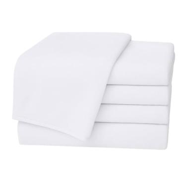 Imagem de Kit 10 Toalhas de Banho Adulto Gigante Alta Absorção 1,40 m x 70 cm Toque Macio Luxo (Branco)