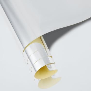 Imagem de Adesivo de espelho flexível montado na parede papel de parede à prova d'água PET autoadesivo macio sem vidro com adesão traseira para banheiro apartamento alugar decoração de quarto de casa 100 x 28