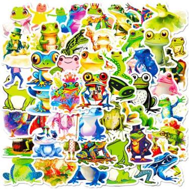 Imagem de Coleção de adesivos Cute Frog, Dinosaur, Animal 100 unidades - Yiweisa