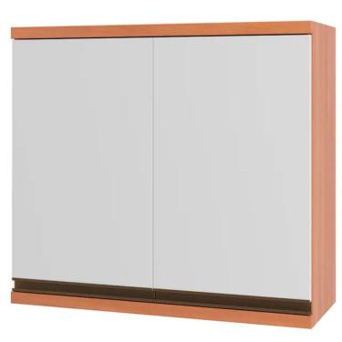 Imagem de Armario Aereo 80cm 2 Portas MDP Macadamia Telasul
