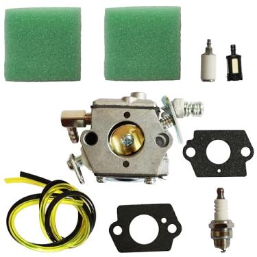 Imagem de XJCarbs Kit de carburador para broca elétrica Tecumseh TC200 TC300 TMO49XA Strike Master Jiffy Ice Auger 50667 motor de 2 ciclos # 640347 640347A