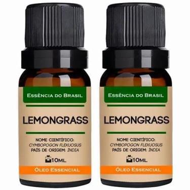 Imagem de Kit 2 Óleos Essenciais - 2 Lemongrass 10Ml - Essencia Brasil